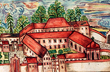 Ansicht des Klosters Rohrhalden Kopialbuch 1581
