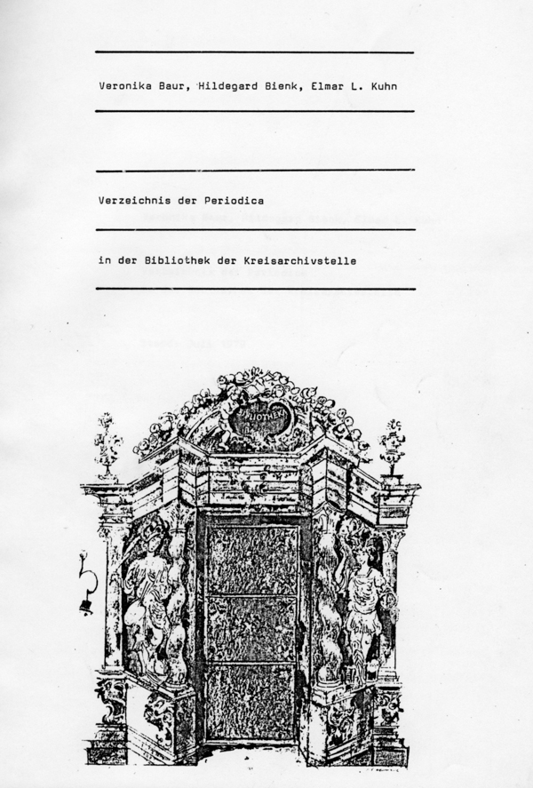Verzeichnis der Periodica in der Bibliothek der Kreisarchivstelle