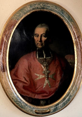 Maximilian Christoph von Rodt Fürstbischof von Konstanz Oberer der drei schwäbischen Paulinerklöster 1787-1800 Ölbild Ratssaal Markdorf