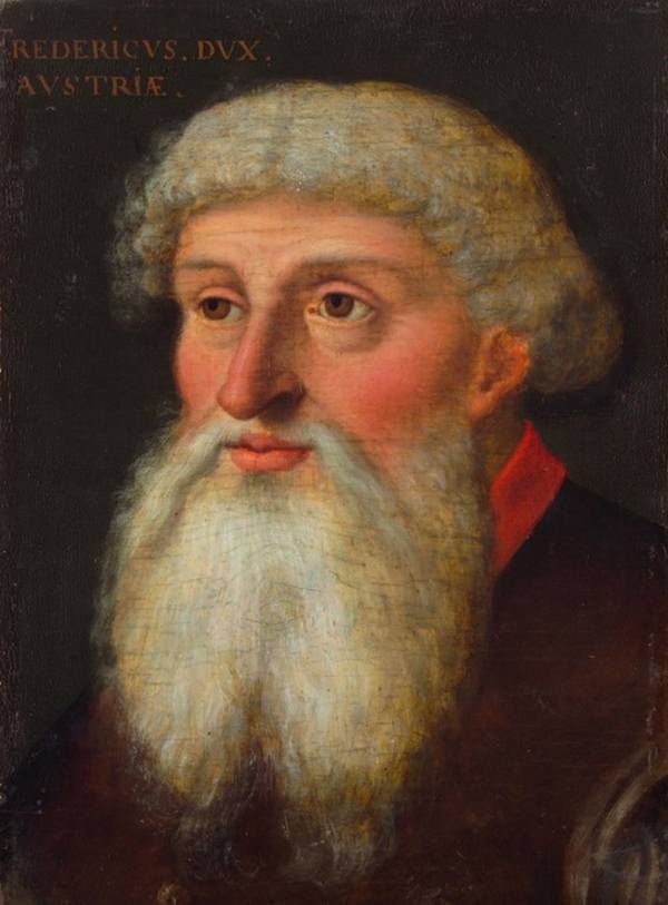 Herzog Friedrich IV. von Österreich „mit der leeren Tasche“. Porträt 16. Jahrhundert.