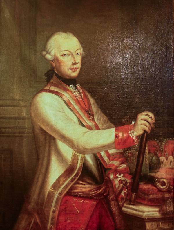 Kaiser Joseph II. Ölbild aus dem Kloster Langnau Museum Langenargen