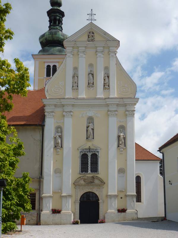 Die ehem. Klosterkirche Lepoglava Sitz des Provinzialats der kroatischen Ordensprovinz
