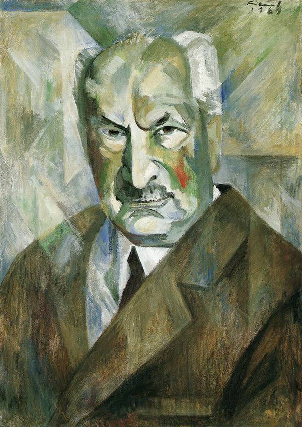Martin Heidegger, Porträt von André Ficus, 1969