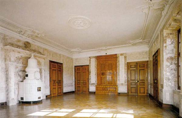 Marmorsaal im Schloss Aulendorf, Tagungsstätte der Gesellschaft Oberschwaben