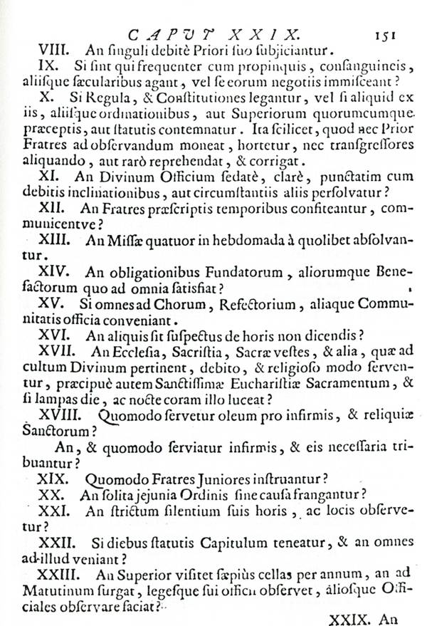 Der Fragenkatalog in den Ordenskonstitutionen von 1725 S. 151