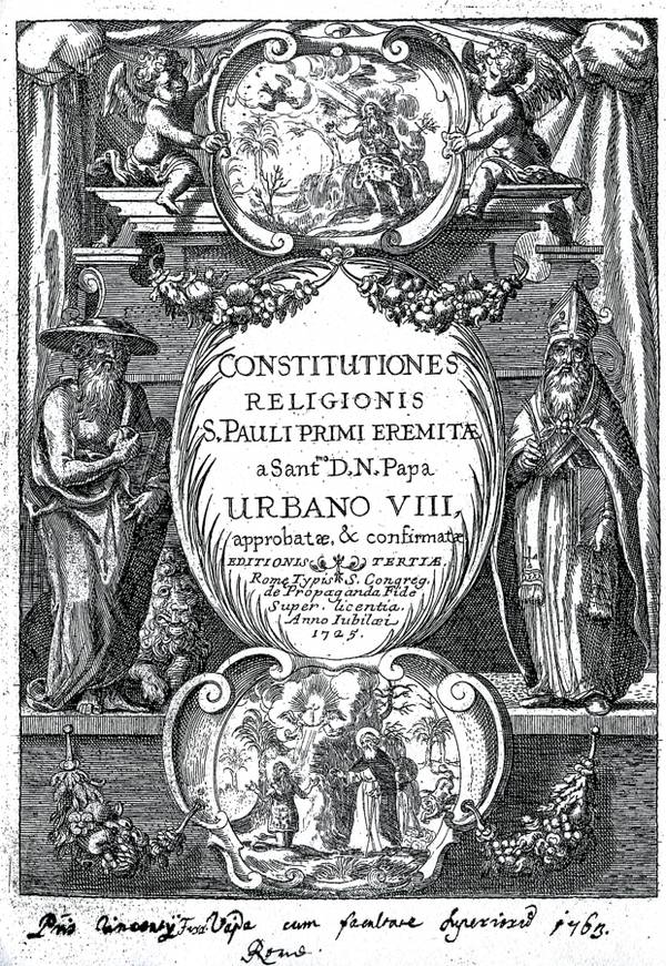 Die Konstitutionen von 1725