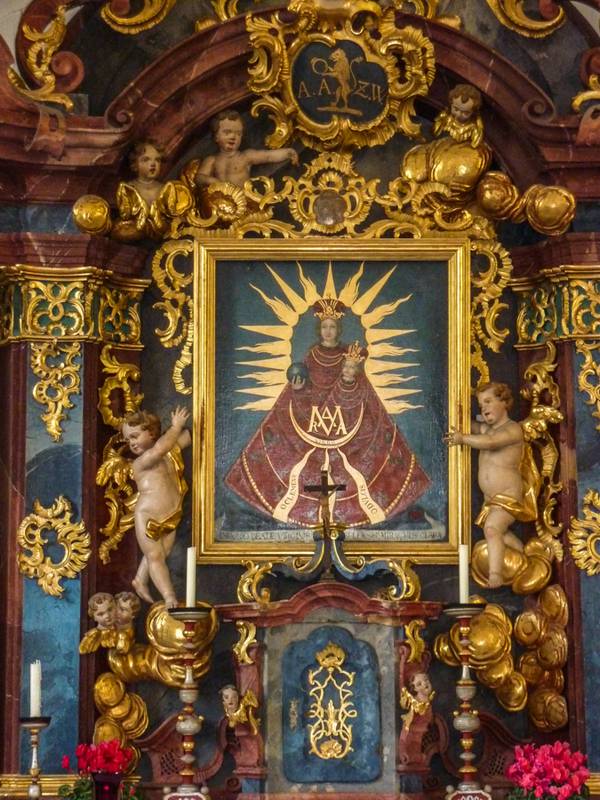 Kopie des Gnadenbildes von Maria Tal in der Kapelle Mariental bei Weissenau