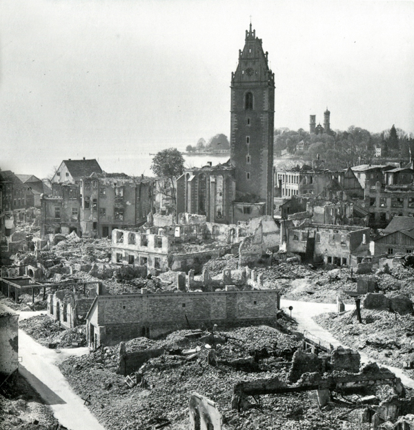 Die Altstadt am Ende des Krieges