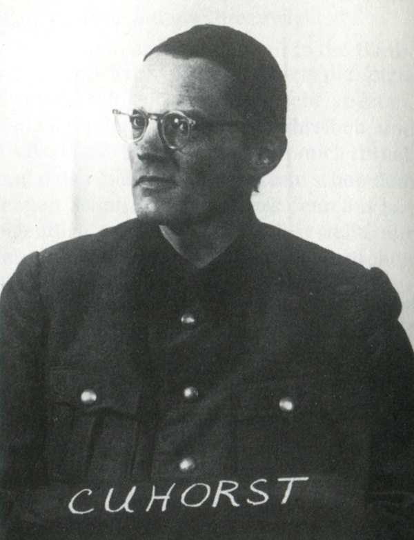 Hermann Cuhorst, 1937-1944 Vorsitzender des Sondergerichts Stuttgart, als Angeklagter vor dem Nürnberger Militärgerichtshof 1947
