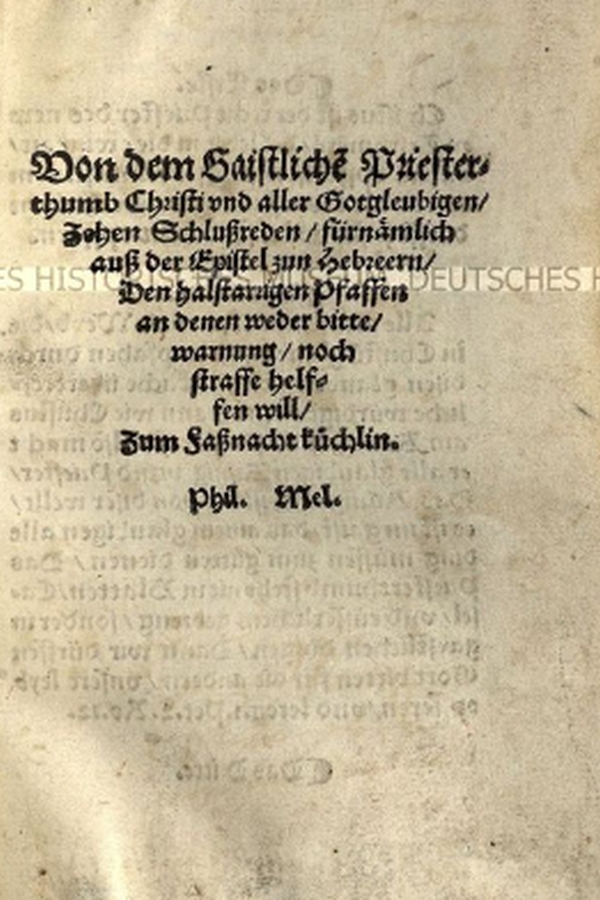 Flugschrift von Philipp Melhofer aus Eriskirch, 1525.