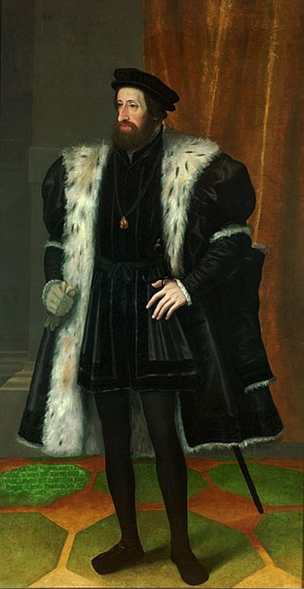 König und Kaiser Ferdinand I. Porträt von Hans Bocksberger, Mitte 16. Jahrhundert. Kunsthistorisches Museum Wien.